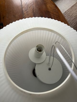 Lámpara de techo blanca