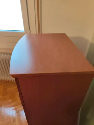 Xinfonier 6 cajones en chapa de cerezo.