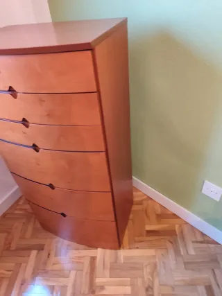 Xinfonier 6 cajones en chapa de cerezo.