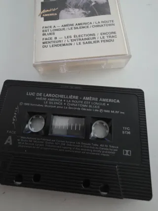 Luc De Larochellière - Amère America Cassette