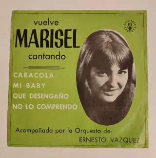 Marisel - Vuelve Cantando - Vinilo 45rpm 7''