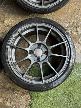 Llantas Autec 4x100 4x108 con centradores.