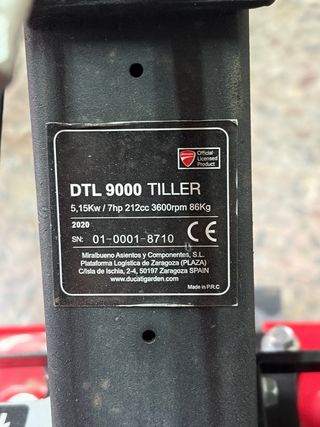 Motocultor .mula mecanica ducati dtl 9000