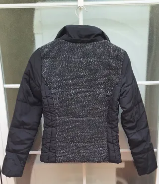 Chaqueta acolchada negra