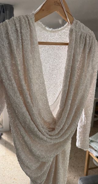 Vestido fiesta lentejuelas Zara XS