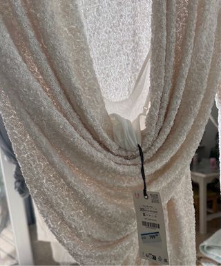 Vestido fiesta lentejuelas Zara XS