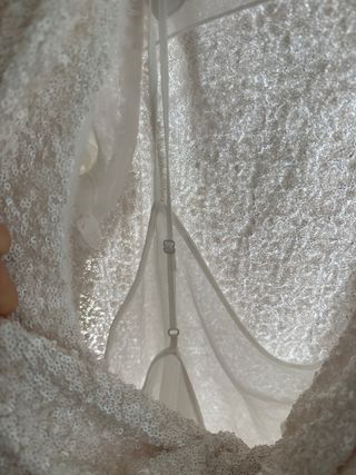 Vestido fiesta lentejuelas Zara XS