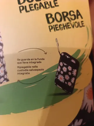 Bolsa plegable TOP MOVE de flores