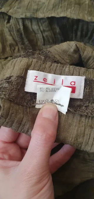 Falda larga estampada