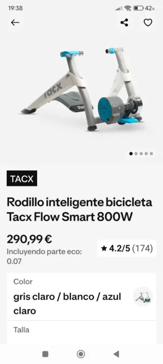 Rodillo Garmin Tacx Flow Smart