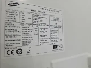 Frigorífico SAMSUNG 201cm INOX Gran Capacidad 401L