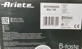 ARIETE Cocción al Vacío Sous Vide 180