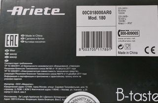 ARIETE Cocción al Vacío Sous Vide 180