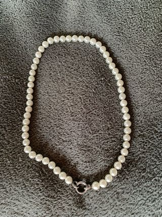 Collar Ti Sento Perlas Plata