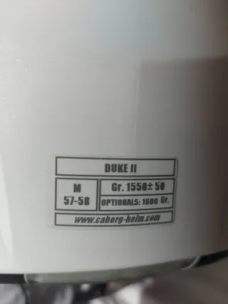 Casco Moto Caberg Blanco talla M