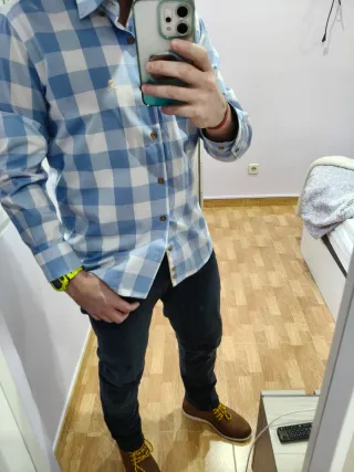 Camicia a quadri da uomo