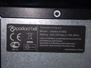 Torre Packard Bell y Monitor TV 15 6 USB