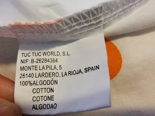 Conjunto cuna Tuc Tuc Naranja