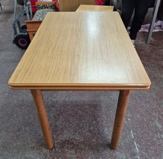 MESA DE COCINA DE MADERA EXTENSIBLE