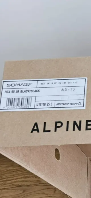 Botas Esquí Fischer RC4 60 JR Talla 25.5