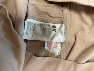 Pijama premamá cruzado beige