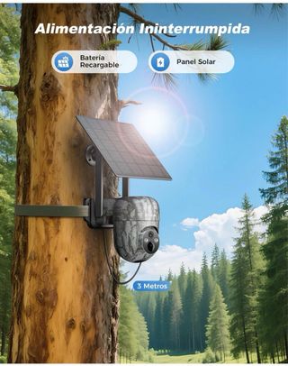 Cámara Solar Xega 4G SIM 2K 3MP PTZ