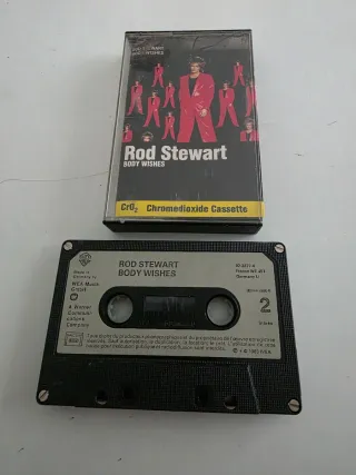 Rod Stewart Body Wishes Cassette 1983 WEA