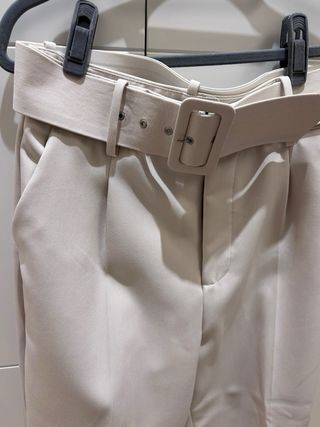 Traje Zara Beige