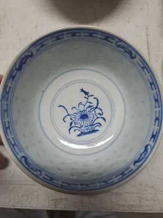 Juego de 2 tazones y 2 cucharas chinos