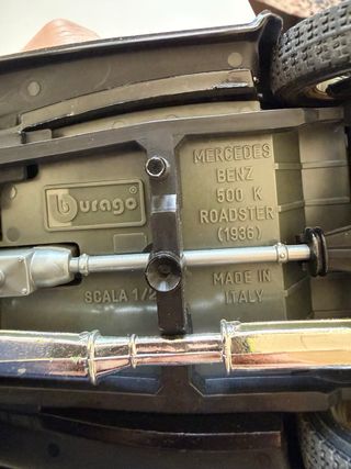 Mercedes-Benz 500k roadster 1936 escala 1:20