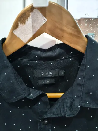 Camicia elegante da uomo nera