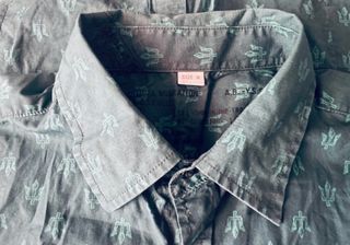Camisa Diesel verde estampada