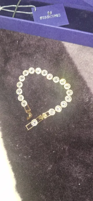 Pulsera Swarovski Chapada Oro Rosa