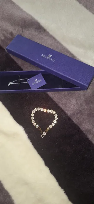 Pulsera Swarovski Chapada Oro Rosa