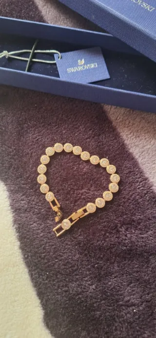 Pulsera Swarovski Chapada Oro Rosa