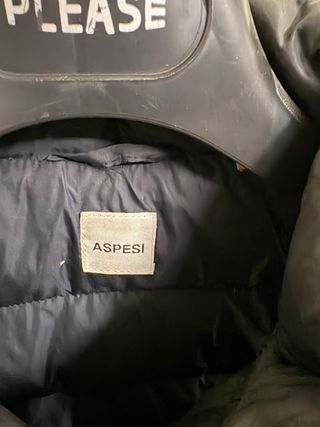 Aspesi Piumino Smanicato Donna Blu Tg. S