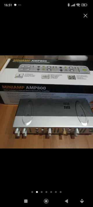 Behringer MiniAMP AMP800 Amplificador Auriculares