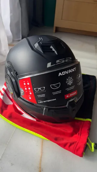 Casco Moto LS2 Advant XL Negro