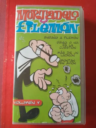VHS Mortadelo y Filemón Volumen 4