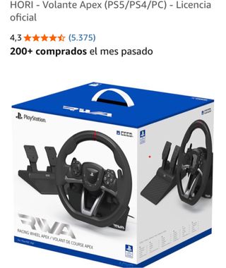 Volante e Pedali HORI RWA per PS5/PS4