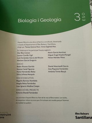 BIOLOGIA I GEOLOGIA 3 ESO CONSTRUINT MONS