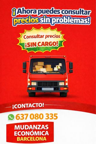 Servicio de Mudanzas Económicas en Barcelona