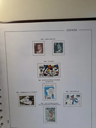 Álbum de Sellos Filabo España 1965