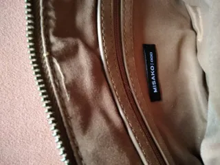 Bolso bandolera beige