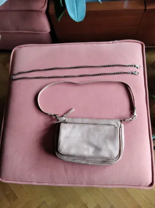 Bolso bandolera beige