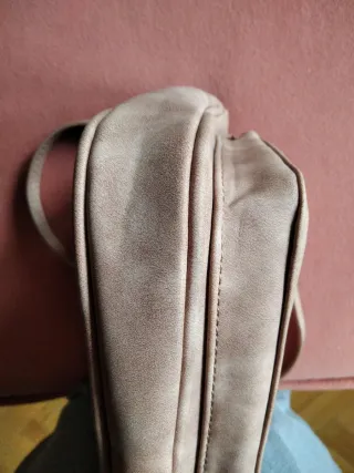 Bolso bandolera beige