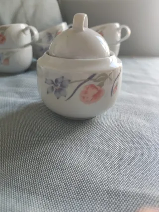 Servizio da tè per 6 in porcellana