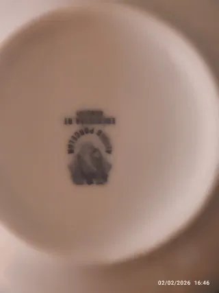 Servizio da tè per 6 in porcellana