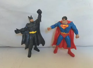 Figuras DC Comics Batman y Superman
