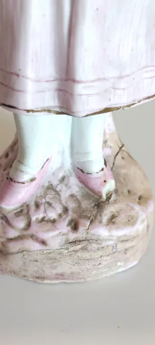 Figuras biscuit antiguas pareja